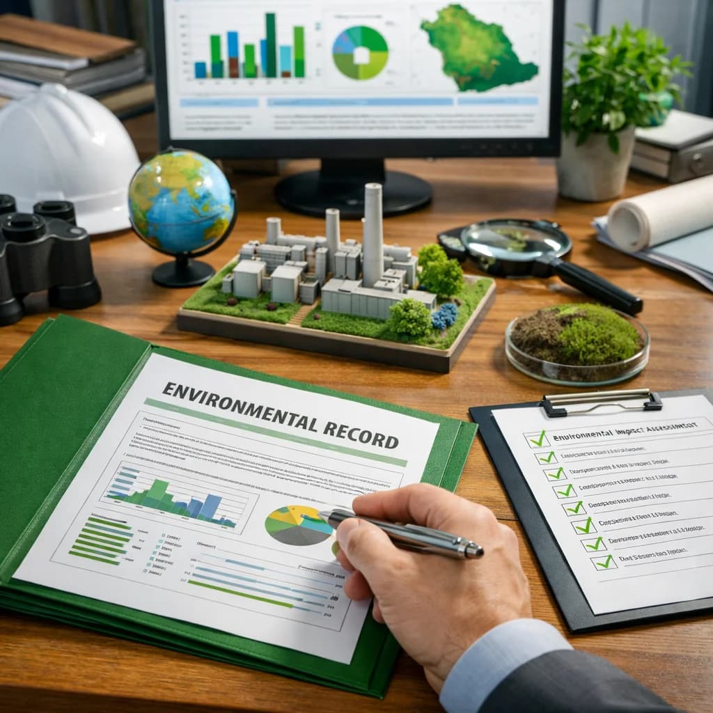 إصدار السجل البيئي للمنشآت